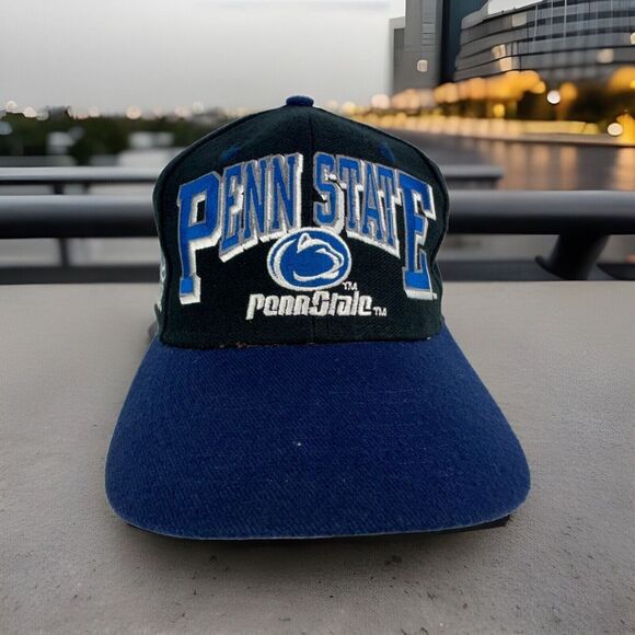 TOW Penn State Nittany Lions football‎ Big Logo Block Snapback hat (Damage?) Vtg
